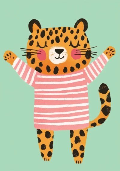 Leopard in Pyjamas