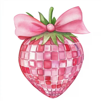 Strawberry Disco Ball