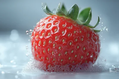 Suspended Strawberry