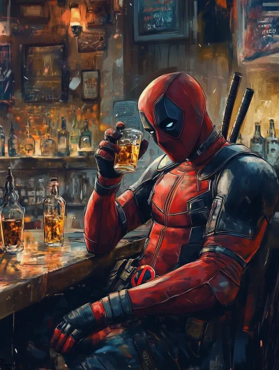 Deadpool at the Jazz Bar