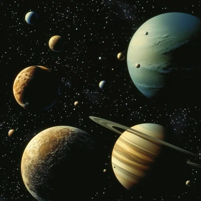 Cartoon Planets