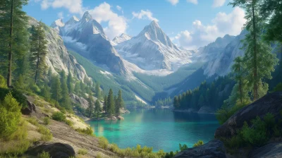 Majestic Mountain Lake