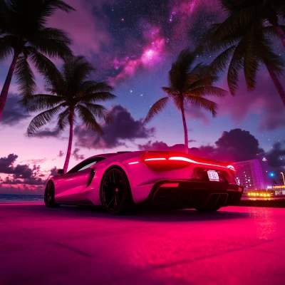 Vibrant Night in Paradise