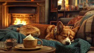 Cozy Dog Nap