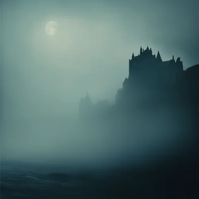 Mysterious Castle Landscape