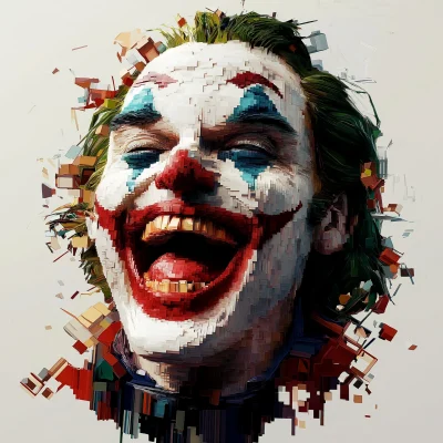 Creepy Joker Art