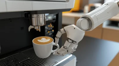 Humanoid Robot Serving Coffee