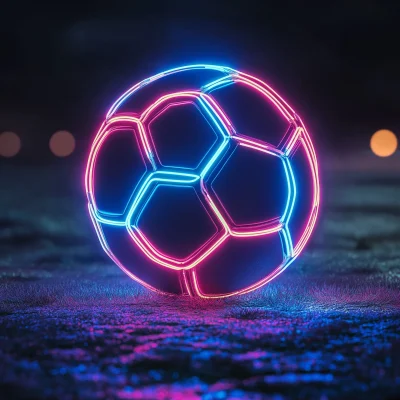 Neon Football Lines