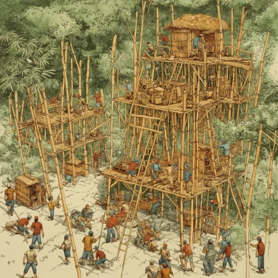 Bamboo Village Construction