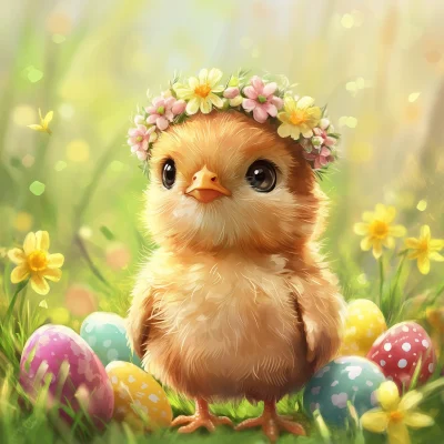 Cute Easter Chick