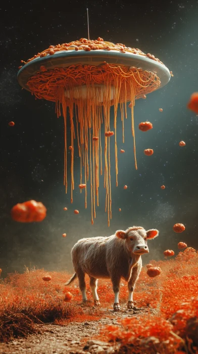 Spaghetti UFO Abduction