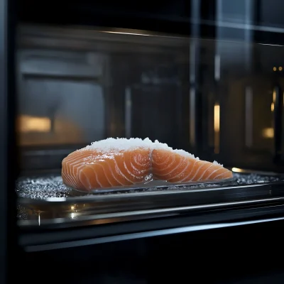 Frozen Salmon in Oven