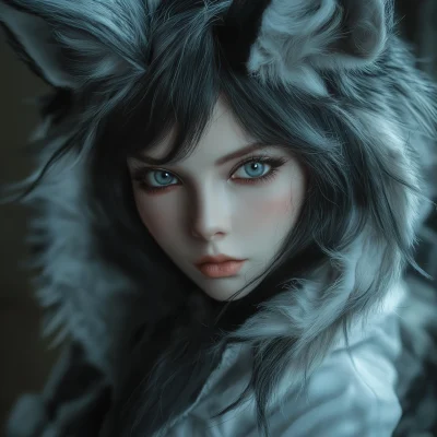 Hyperrealistic Ahri from League of Legends