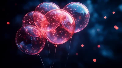 Cyber Transparent Balloons