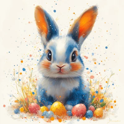 Easter Bunny Illustration