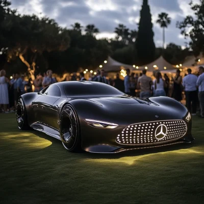 Sleek Black Mercedes