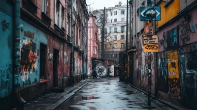 Graffiti Alley in St. Petersburg