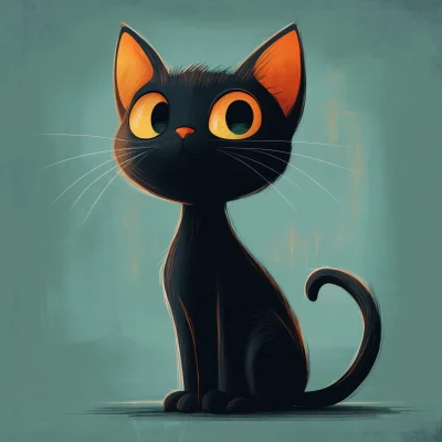 Stylized Fun Cat