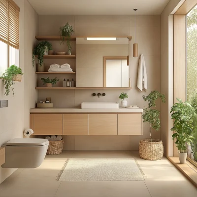 Warm and Inviting Bathroom Design