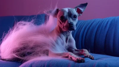 Dog with Hair Loss