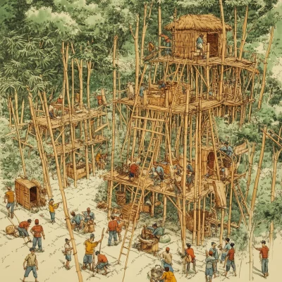 Bamboo Village Construction