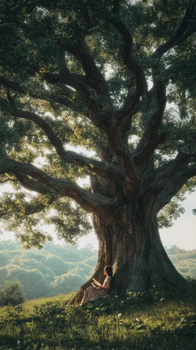 Reading Under the Oak