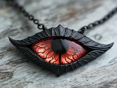 Evil Serpent Eye Necklace