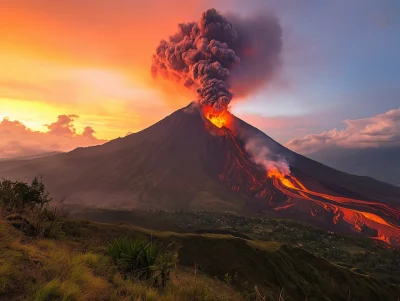 Volcano Eruption