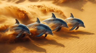 Dolphins in the Desert