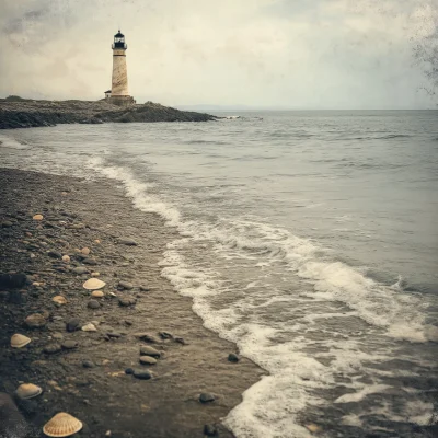 Lighthouse by the Shore