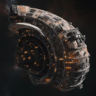 Decrepit Space Station