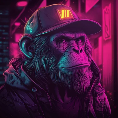 Cyberpunk Monkey