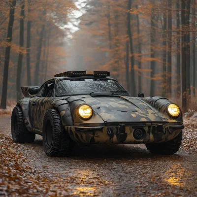 Porsche 911 Military Tank