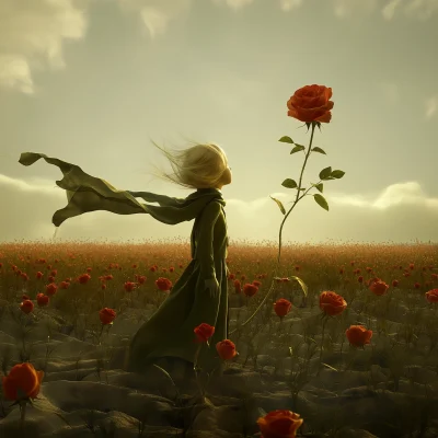 The Little Prince and the Rose Field