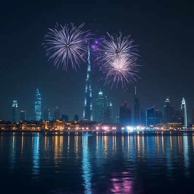 New Year Fireworks in Dubai