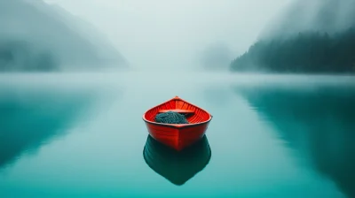 Fishing Boat in Fog