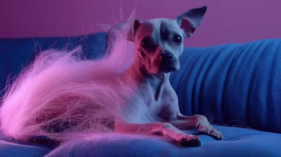 Dog with Hair Loss