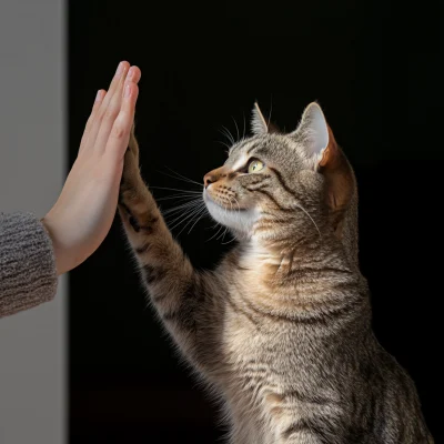 Side View of a Cat