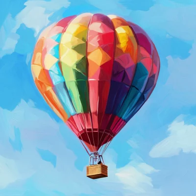 Colorful Hot Air Balloon