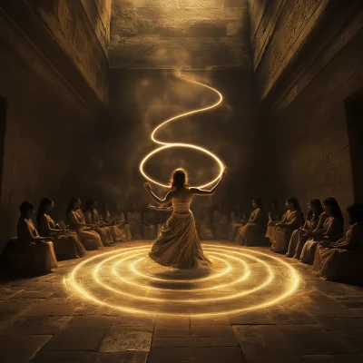 Goddess Dance with Light