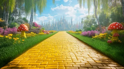 Wizard of Oz Backdrop