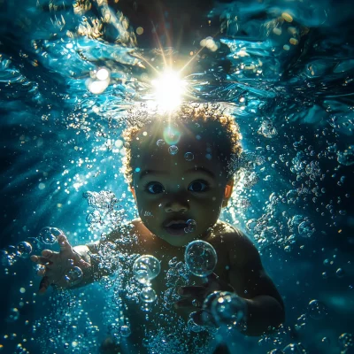 Underwater Newborn