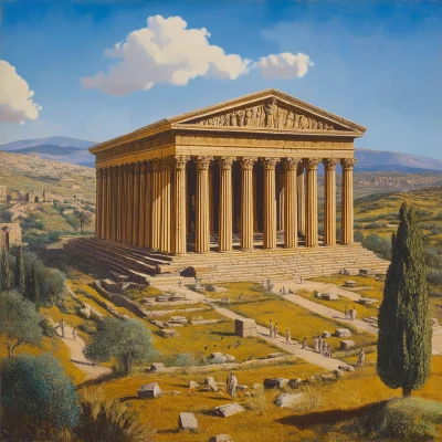 Ancient Concordia Temple Visualization