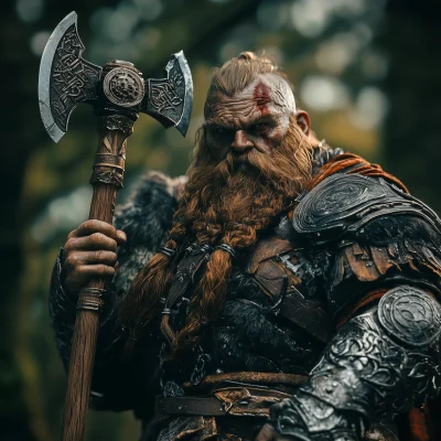 Dwarf Ranger in Action