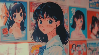 Retro Anime Girl