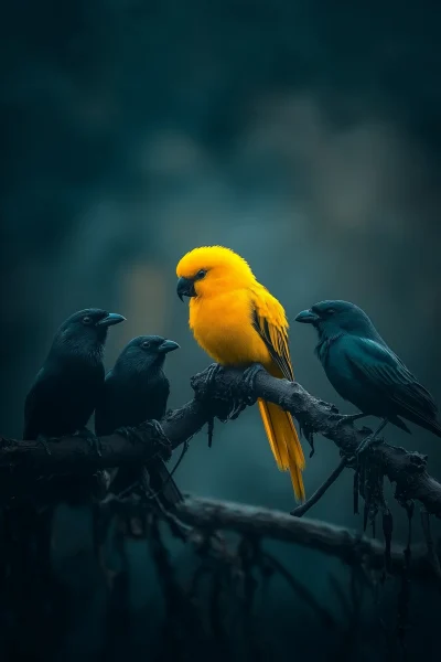 Lonely Yellow Bird