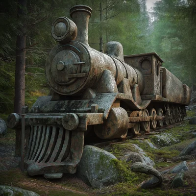 Stone Train in the Woods