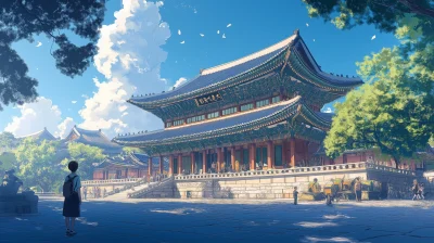 Gyeongbokgung Palace Anime