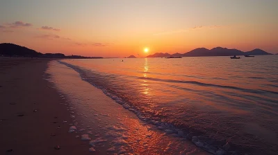 Breathtaking Sunset at Tttebburi Beach