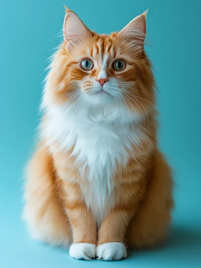 Charming Long-haired Cat